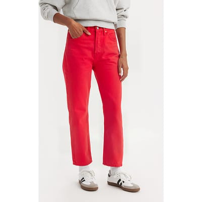 Levi's 501 Straight Jeans Red Größe: W25L26 | Straight Jeans Outlet | Damen | Rot