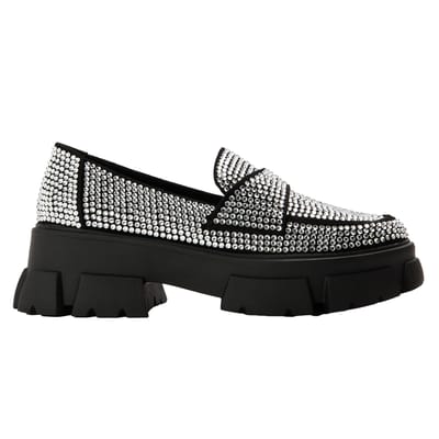 Steve Madden Trifecta-muiltjes met hak voor dames (Zilver)