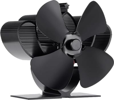 Kachelventilator Voor Houtkachel - Kachelventilator - Houtkachel Ventilator - Haardventilator - Kachel Accessoires - Must Have Om Energie Te Besparen