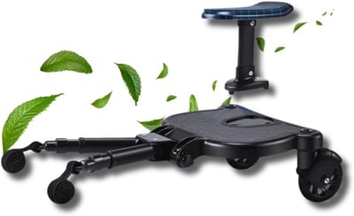 Kinderbuggyboard met Zitting - Universele Treeplank voor Kinderwagens - Antislip en Veilig