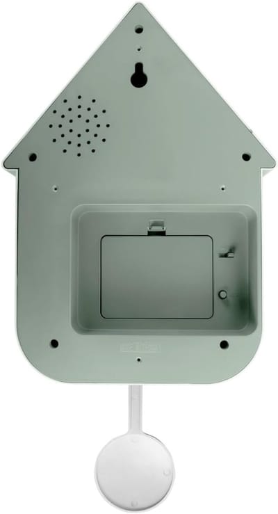 RONN® Koekoeksklok Modern - Koekoeksklok - Wandklok - met Kleurverloop en Wijzerplaat- Licht Grijs - ‎22cm x 4cm x 41 cm; 0.69 kg
