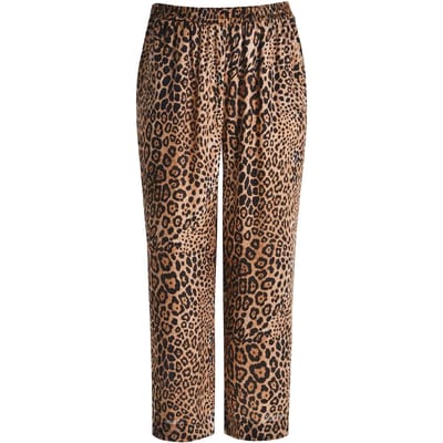 Damesbroek Mat Fashion Animal Print Wide Leg