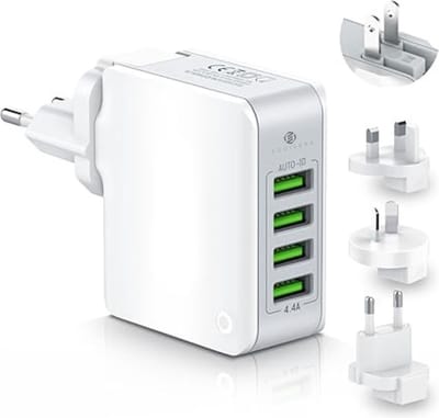 Equivera Internationale Stekker Adapter - Reisstekker - Universele Wereldstekker - Stekker Adapter - Internationale Reisstekker - Ideaal voor op reis!