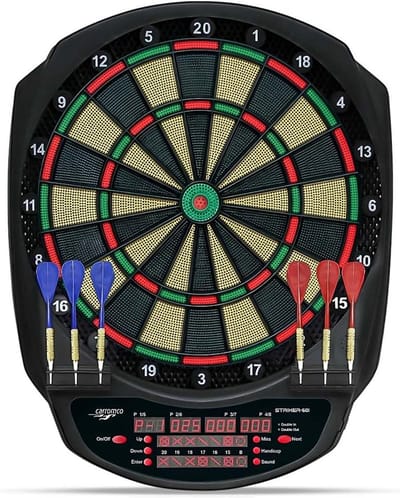 Elektronisch Dartbord - Dartspel - Gezellig Spelen - 585 Varianten - 8 Spelers - Zwart Rood Groen Geel