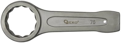 GEKO Ring Slogging Sleutel - 75mm - Voor Zwaar Werk - Chroom-Vanadium Staal