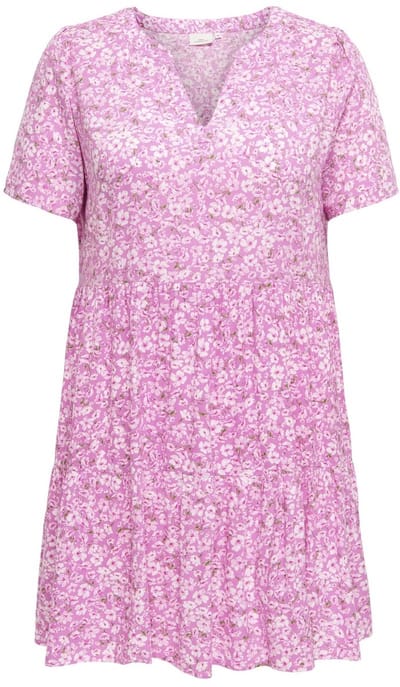 ONLY CARMAKOMA - CARZALLY S/S THEA TUNIC DRESS NOOS Dames Jurk