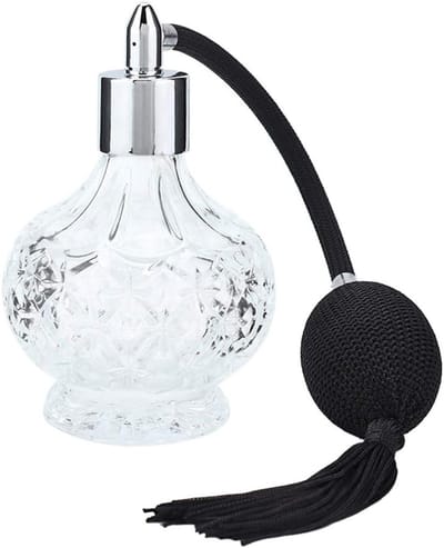 Vintage Parfum Verstuiver Fles Retro Glas Parfum Fles Hervulbare Kwastje Accessoires En Gereedschap Lege Spray Fles Verstuiver 80Ml