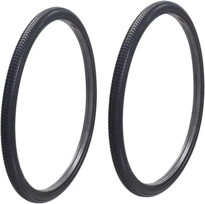 Rolstoelband Massief - Luchtdichte Banden - Veilig Rijden - Lekbestendig PU - 22 inch - Zwart Grijs