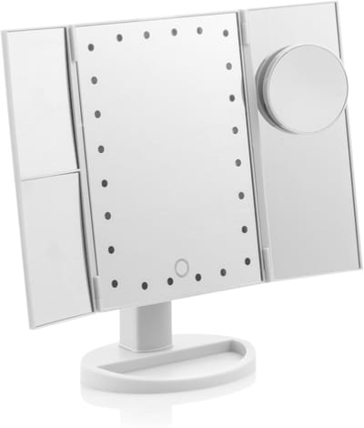 LED Vergrotende Spiegel 4 in 1 met LED-verlichting - Perfect voor Make-up en Huidverzorging