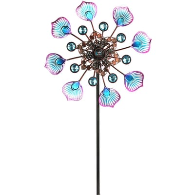 Décor de Jardin Girouettes Résistantes à l'Eau aux UV Métal Girouette d'Extérieur pour Patio Pelouse