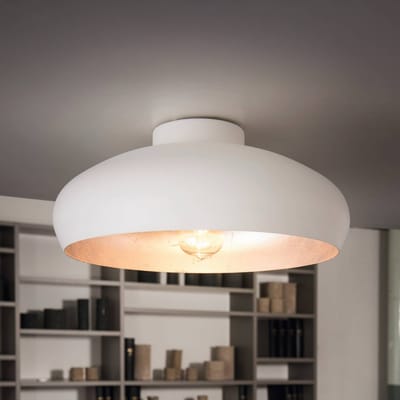EGLO Mogano Plafondlamp - E27 - Ø 40 cm - Wit/Zilver