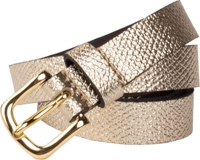 Legend Dames - Leren riem - Goud - 80cm