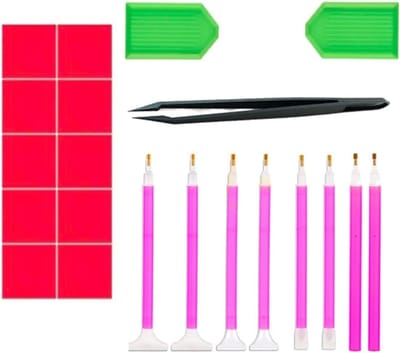 21-delige Diamant Schilderen Pen Set - 5D Diamant Schilderen Accessoires voor DIY Creaties en Kunstprojecten
