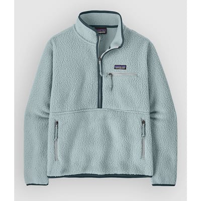 Patagonia Retro Pile Marsupial Half-Zip Fleece Trui blauw