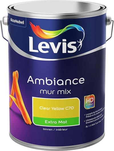 Levis - Ambiance Mur Extra Mat Mix - Clear Yellow C70 - Mengverf - 5 L
