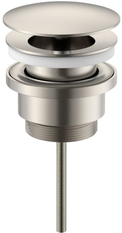 ALONI Uniforma afvoerplug – Altijd open – Geborsteld RVS