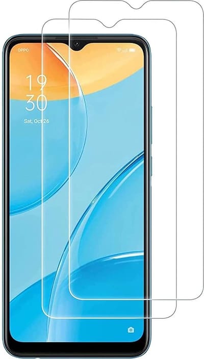 Screenprotector geschikt voor Oppo A15 Screenprotector - Screenprotector geschikt voor Oppo A15S screenprotector Tempered Glass - 2 Stuks