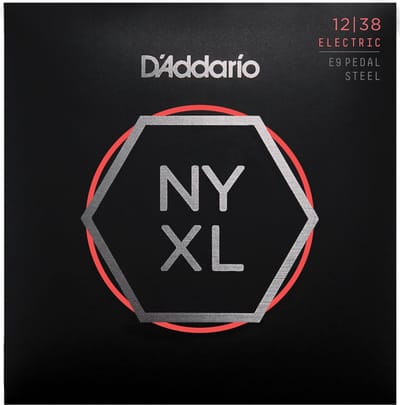 D'Addario NYXL12-38PS Pedal Steel 12-38 E-9th, Carbon Steel - Snaren
