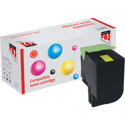 Tonercartridge Quantore alternatief tbv Lexmark 24B6010 geel