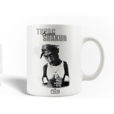 Mug en Céramique Tupac Amane Shakur Affiche Fan Art