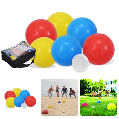 Jeu-de-Boules Spel - Jeu de Boules - 7-Delig - Houten Set - ø7cm