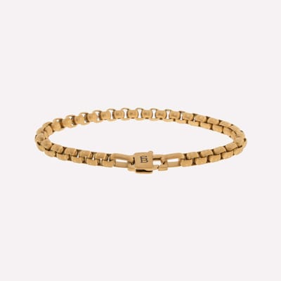 STEEL & BARNETT - Schakelarmband Heren - Urban Edge - Goud - Maat S
