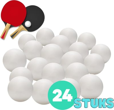 Pingpong ballen - 24 stuks - Wit - Tafeltennisballen - Pingpongballen