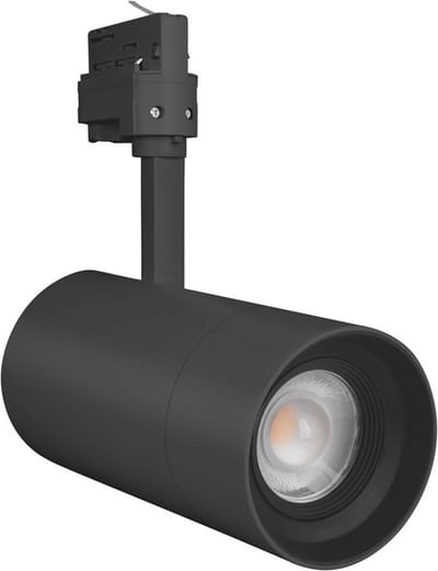 Ledvance - Ledvance LED Railspot D85 Zwart 25W 1500lm 15-55D - 830 Warm Wit | Mechanical Zoom - Dimbaar