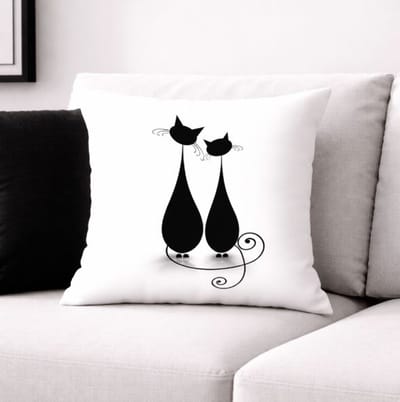 Whisker Whimsy Collection Kussenhoes - 45x45 cm