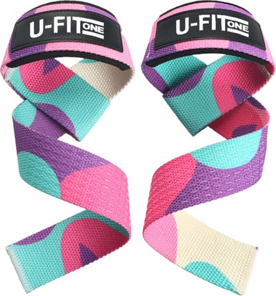 U Fit One Lifting Straps - Anti Slip - Deadlift Straps - Gewichtshef - Powerlifting - Crossfit - Inclusief Ebook