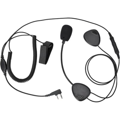 K Head Radio Talkie-walkie Moto Vélo Étanche PTT Casque Casque Écouteur gray