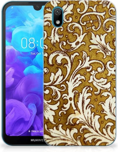 Siliconen Hoesje Huawei Y5 (2019) Barok Goud
