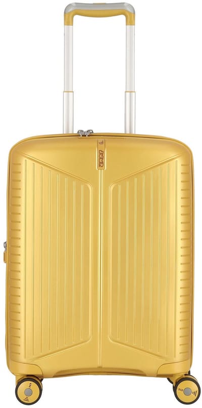 Jump Evae 4 wielen Cabinewagen 55 cm met uitbreidingsplooi - Harde bagage - TSA slot - yellow
