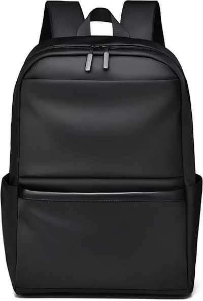 CarryQuest® - Laptoprugzak voor Heren - Grote Capaciteit + Verstelbare Schouderbanden - Duurzaam Nylon/Polyester - Zwart