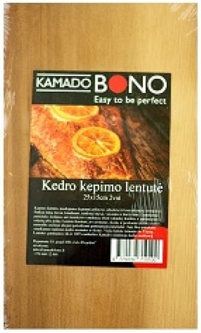 Kamado Bono Gearomatiseerde Cederhouten Bakplank