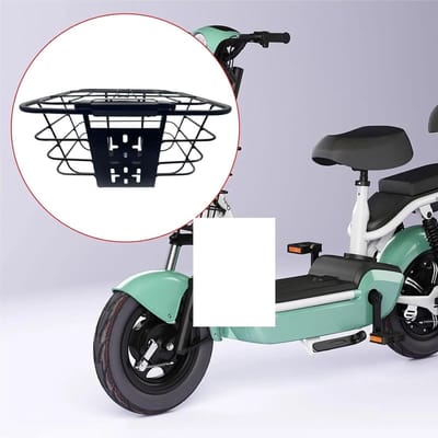 Fietsmand Met Deksel - Bagagemand Fiets - Boodschappen Vervoeren - Eenvoudige Installatie - 31cm x 313cm x 18cm - Zwart