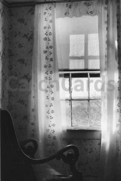 Eva Rubinstein - Rocker at Window, Rhode Island - Vintage dubbele kaarten - Zwart-wit - Set van 10 kaarten met eco-katoen enveloppen