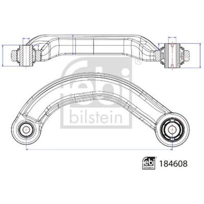 Draagarm, wielophanging FEBI BILSTEIN 184608