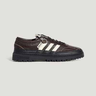 Song For The Mute x adidas Samba LX Freizeit Aura Coffee Off White Unisex Sneakers Bruin Core-Black KI4762 44 gray
