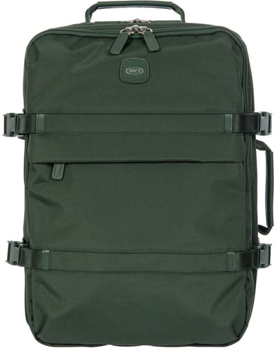 BRIC'S vrije tijd rugzak rugzak met laptopvak X-Collection Positano Underseat - Backpack Emerald Green groen