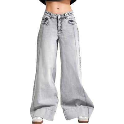 It's Basic - Palazzo High Rise Jeans