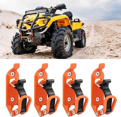 Shovelhouder voor Dakkoffers - 4 Stuks - Accessoires voor Dakkoffers en Bootmontage met Wandbeugel en Klem