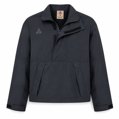 Nike ACG Anorak met halflange rits - Jas - Maat L - Zwart / Zwart - Outdoor - Lifestyle - Unisex Jas