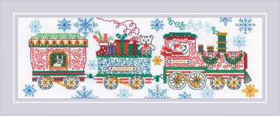 RIOLIS Holiday Train borduren (pakket) 2156