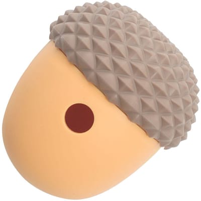 Distributeur de Friandises pour Chien Jouet Durable en Silicone Flexible Multifonctionnel Distribution de Friandises Puzzle Jouets pour Chien Jouet Mangeoire Lente pour Gray with yellow