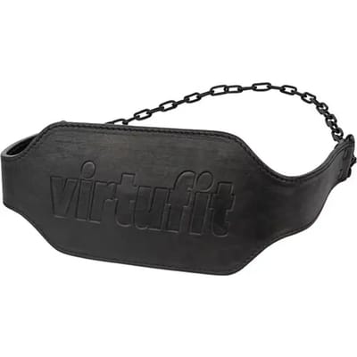 VirtuFit Leren Dip Belt Pro - Dip riem met ketting