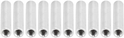 Dailygoods- Afstandhouder Aluminium - M4x0,7 mm - Slijtvast - Bevestigingsmiddel - Structurele Ondersteuning - Lengte 46 mm - Afstandsstuk
