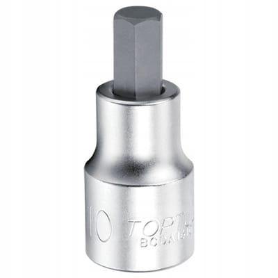 2x Toptul Inbus Bit Dopslag 1/2" 19mm 55mm CR-V