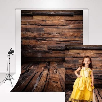 Dailygoody - Retro Houten Foto Achtergrond - Vintage Fotografie