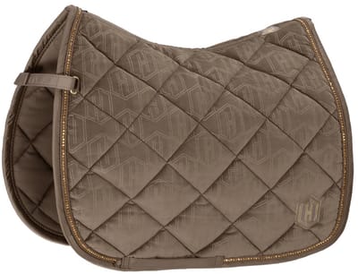 Eskadron SS'22 Heritage Plaza Taupe Velvet Crystal dekje-Pony-Dressuur